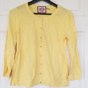 Juicy Couture sweater button up cardigan